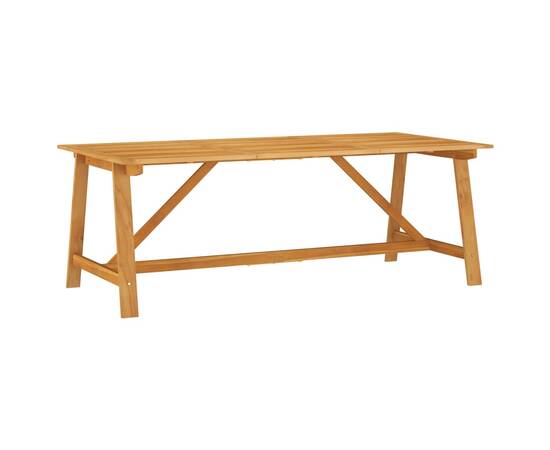 Set mobilier de grădină, 9 piese, lemn masiv de acacia, 9 image