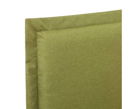 Cadru de pat, verde, 120 x 200 cm, material textil, 5 image