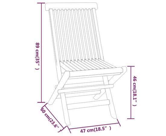 Set mobilier grădină, 3 piese, lemn masiv de tec, 9 image