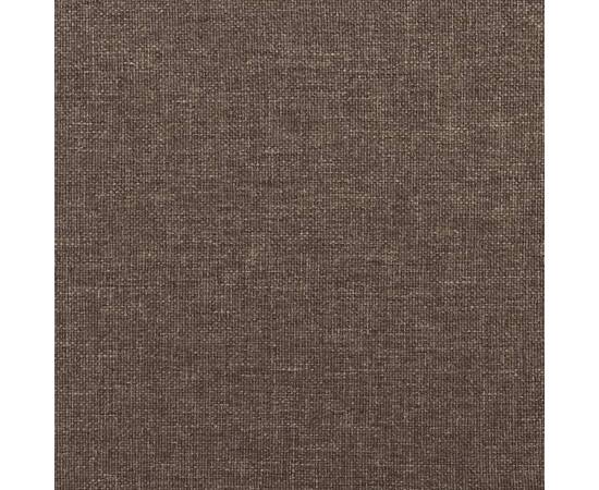 Taburet, gri taupe, 60x60x39 cm, material textil, 5 image