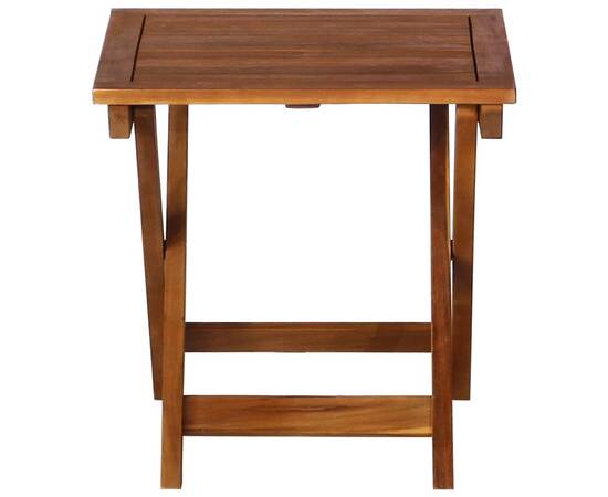Șezlonguri cu masă și perne, 2 buc., lemn masiv de acacia, 5 image