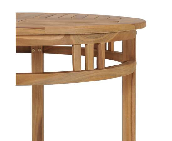 Set de masă pentru grădină, 3 piese, lemn masiv de tec, 6 image