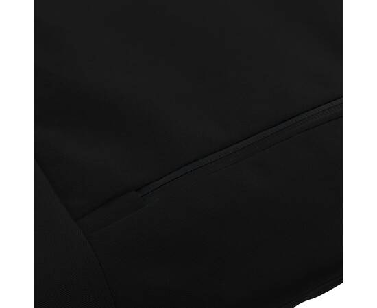 Șezlong pliabil, negru, țesătură oxford, 7 image