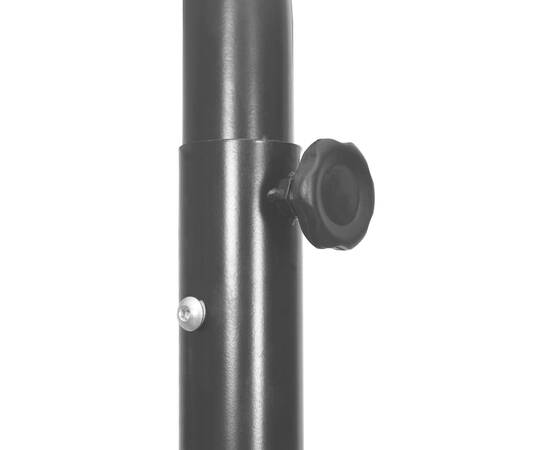 Suport cu coș de baschet, negru, 237-307 cm, polietilenă, 6 image