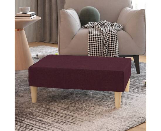 Taburet,violet,78x56x32 cm, material textil