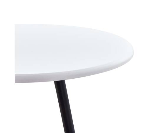 Masă de bar, alb, 60 x 107,5 cm, mdf, 3 image