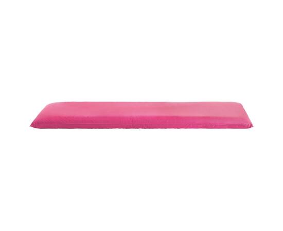 Șezlong pliabil, roz, țesătură oxford, 6 image