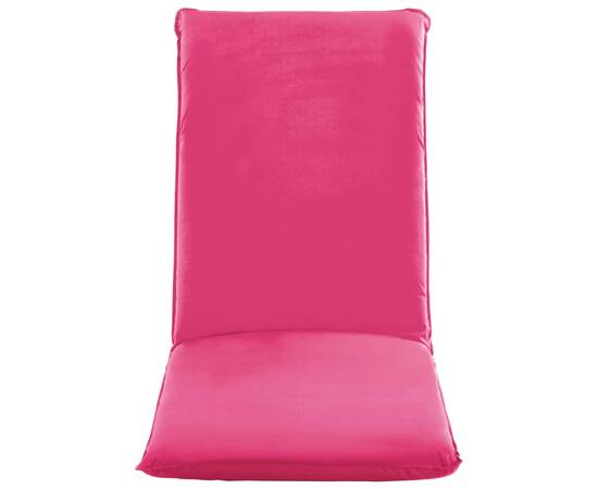 Șezlong pliabil, roz, țesătură oxford, 3 image