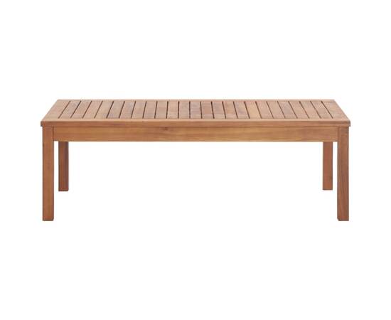 Set mobilier de grădină cu perne, 4 piese, lemn masiv de acacia, 4 image