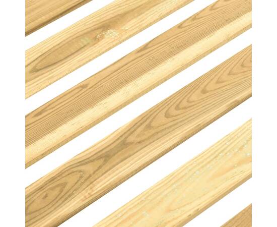Șezlong, lemn de pin tratat verde, 7 image