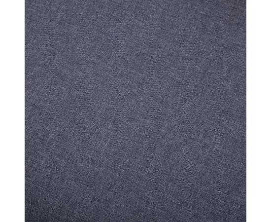 Taburet, tapițerie din material textil, 73x43x42 cm, gri închis, 5 image