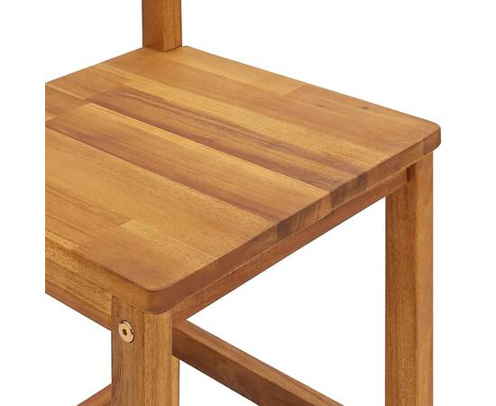 Set mobilier de bar de grădină, 3 piese, lemn masiv de acacia, 11 image