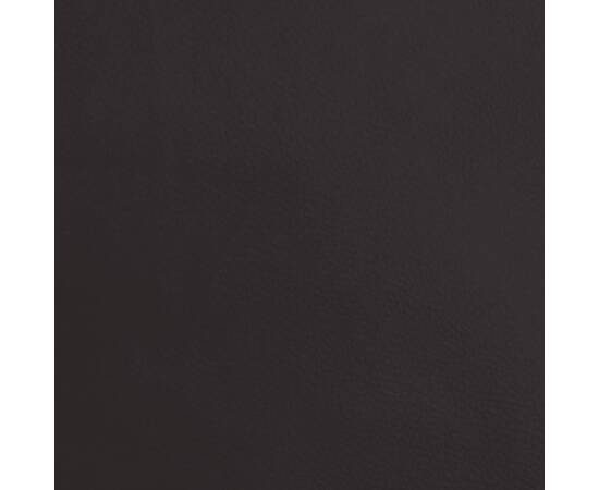 Taburet, maro, 60x60x39 cm, material textil/piele ecologică, 6 image