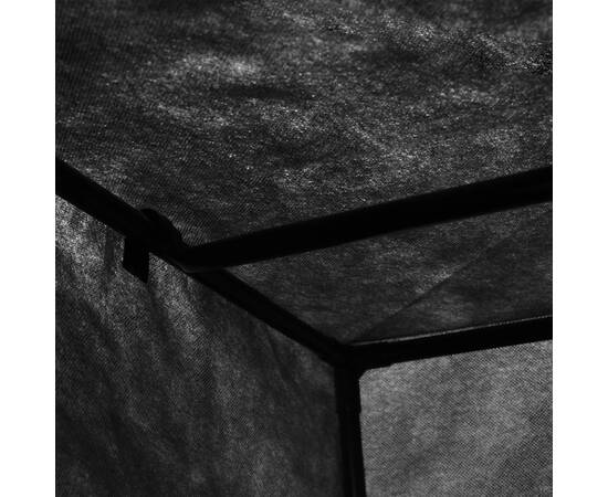 Șifonier, negru, 75 x 50 x 160 cm, 2 image