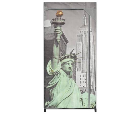 Șifonier new york, 75 x 45 x 160 cm, material textil, 3 image