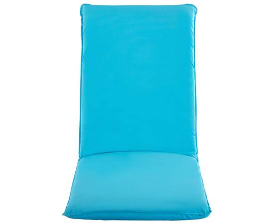 Șezlong pliabil, albastru, țesătură oxford, 3 image