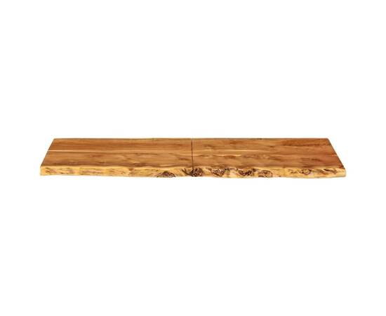 Blat lavoar de baie, 140 x 55 x 3,8 cm, lemn masiv de acacia, 3 image