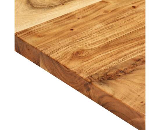 Blat lavoar de baie, 140 x 55 x 3,8 cm, lemn masiv de acacia, 5 image