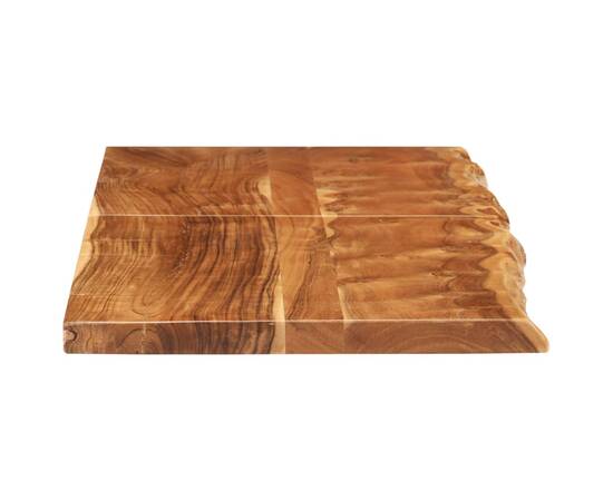 Blat lavoar de baie, 140 x 55 x 3,8 cm, lemn masiv de acacia, 4 image