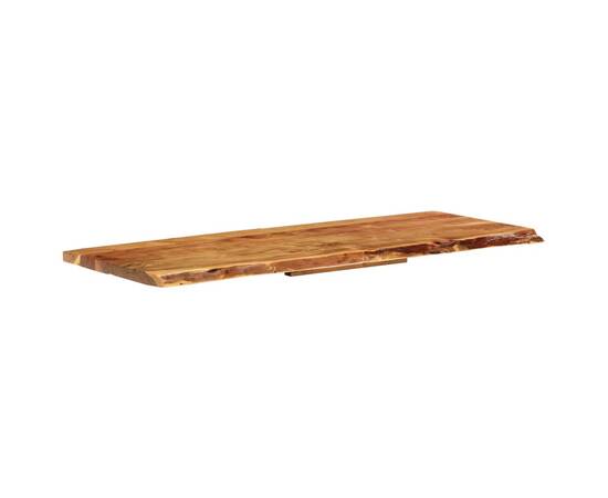 Blat lavoar de baie, 140 x 55 x 3,8 cm, lemn masiv de acacia, 10 image