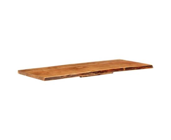 Blat lavoar de baie, 140 x 55 x 3,8 cm, lemn masiv de acacia, 8 image