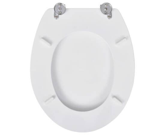 Capace wc, 2 buc., alb, mdf, 5 image