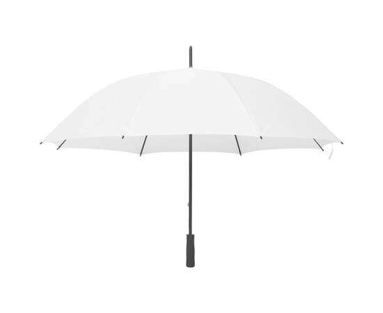 Umbrelă, alb, 130 cm, 2 image