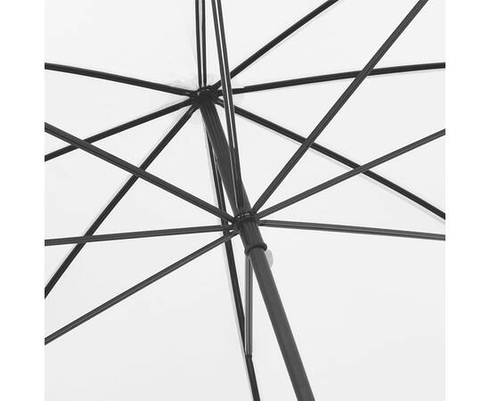 Umbrelă, alb, 130 cm, 5 image