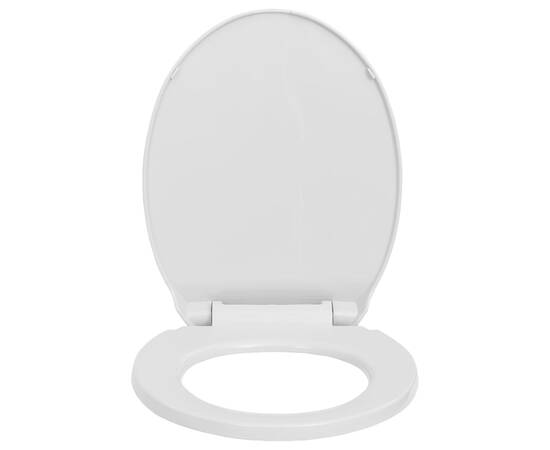 Capac wc cu închidere silențioasă, gri deschis, oval, 4 image