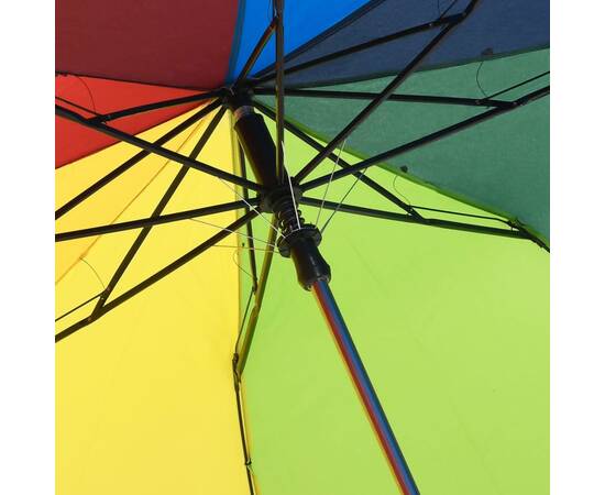Umbrelă pliabilă automată, multicolor, 124 cm, 5 image