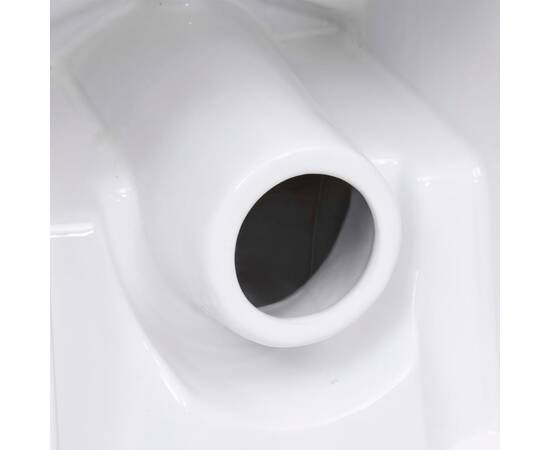 Toaletă, alb, ceramică, flux de apă în spate, 7 image