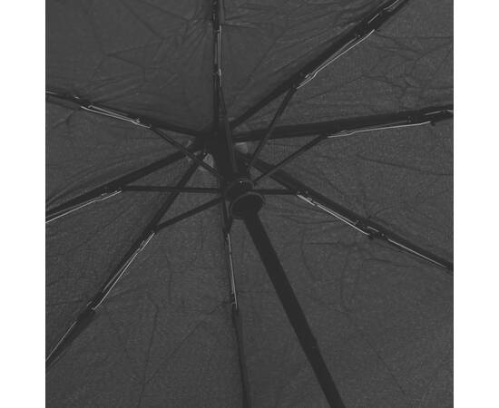 Umbrelă pliabilă automată, negru, 95 cm, 5 image