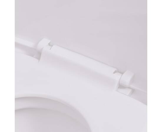 Vas toaletă cu montare pe perete, ceramică, alb, 6 image