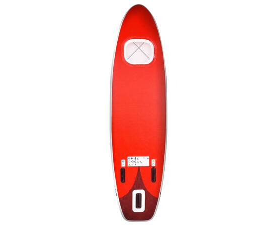 Set placă paddleboarding gonflabilă, roşu, 300x76x10 cm, 4 image