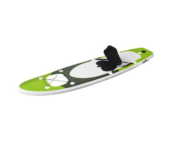 Set placă paddleboarding gonflabilă, verde, 300x76x10 cm, 2 image