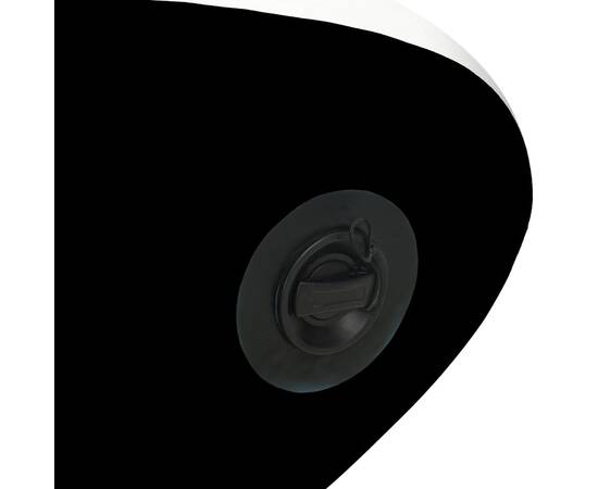 Set de placă sup gonflabilă, negru, 320x76x15 cm, 7 image