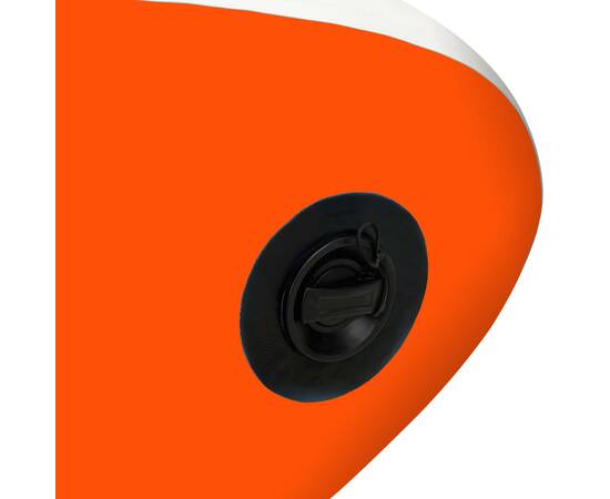 Set de placă sup gonflabilă, portocaliu, 305x76x15 cm, 7 image