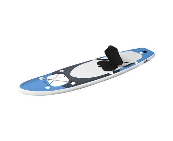 Set placă paddleboarding gonflabilă, albastru, 330x76x10 cm, 2 image