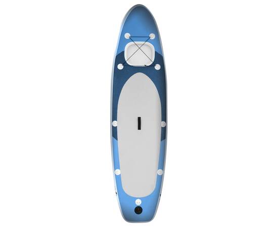 Set placă paddleboarding gonflabilă, albastru, 330x76x10 cm, 3 image