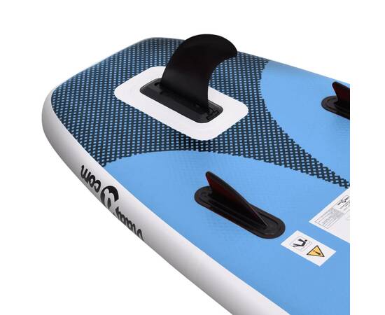Set placă paddleboarding gonflabilă, albastru, 300x76x10 cm, 6 image