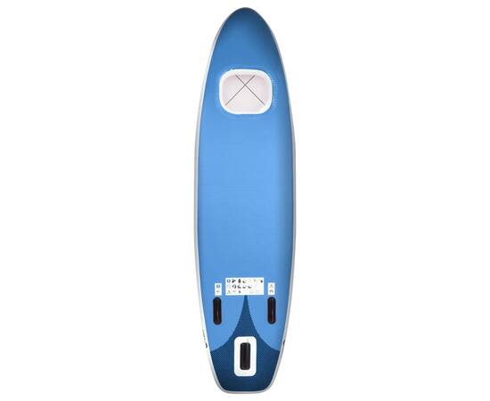 Set placă paddleboarding gonflabilă, albastru, 300x76x10 cm, 4 image