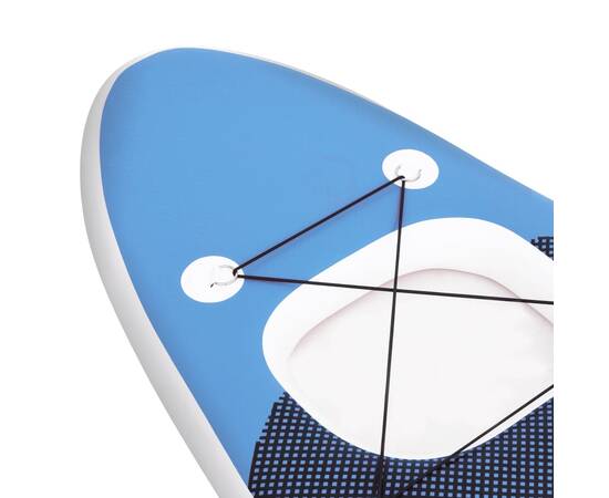 Set placă paddleboarding gonflabilă, albastru, 300x76x10 cm, 7 image