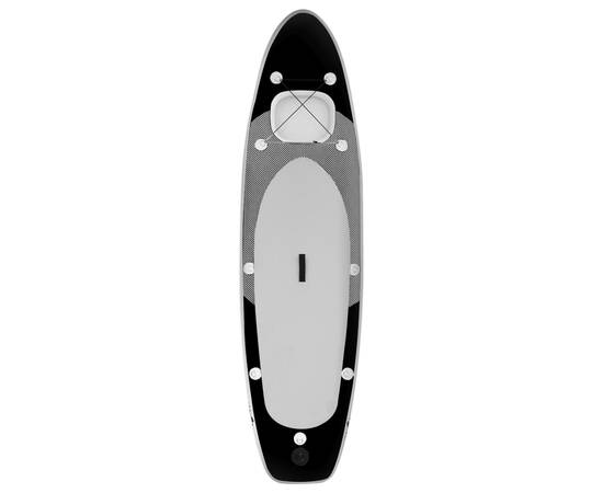 Set placă paddleboarding gonflabilă, negru, 360x81x10 cm, 3 image