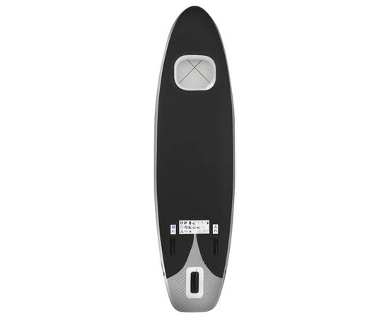 Set placă paddleboarding gonflabilă, negru, 360x81x10 cm, 4 image