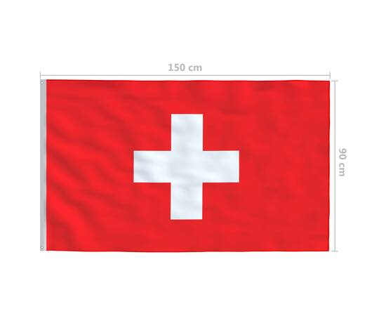 Steag elveția, 90 x 150 cm, 5 image