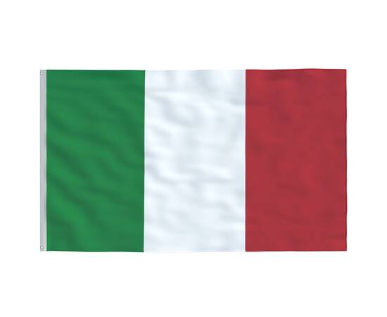 Steag italia și stâlp din aluminiu, 5,55 m, 4 image