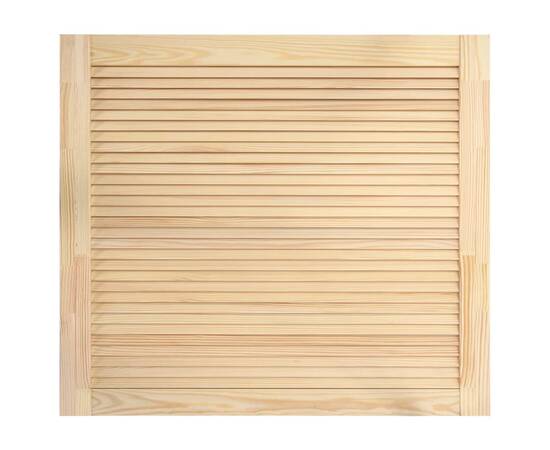 Uși lamelare, 2 buc., 39,5x49,4 cm, lemn masiv de pin, 3 image