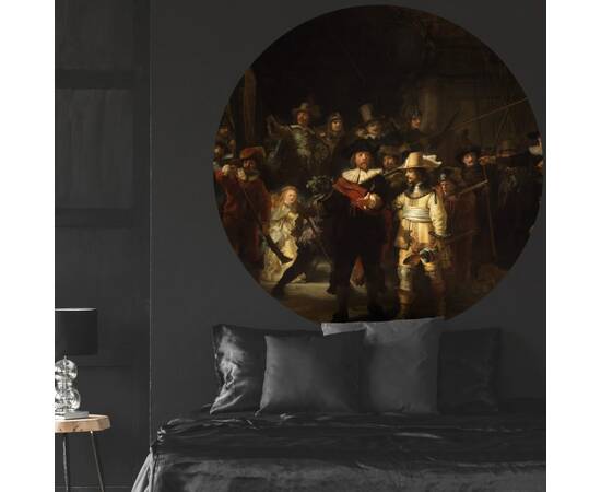 Wallart tapet în formă de cerc „the night watch”, 190 cm, 4 image