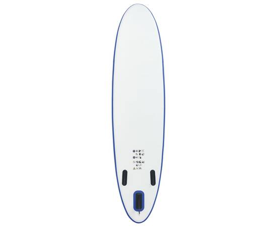 Set placă stand up paddle sup surf gonflabilă, albastru și alb, 4 image