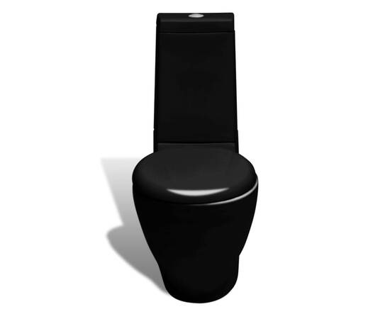 Set de toaletă & bideu, negru, ceramică, 3 image